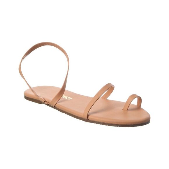 TKEES Shoes - Tkees Mia Leather Sandal, Beige